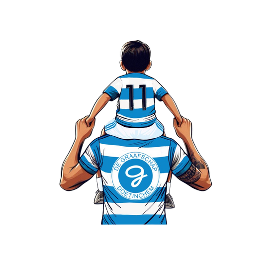 De Graafschap | Magneet 'Vader en zoon'